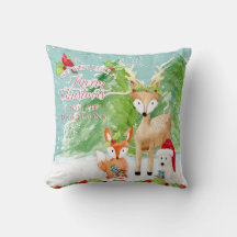Nordic Mercury Christmas Forest Fox Deer Bear Bird