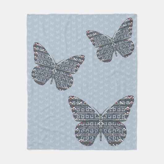 Nordic Monarch Fleece Blanket (Vorderseite)