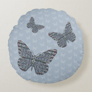 Nordic Monarch Round Pillow Rundes Kissen