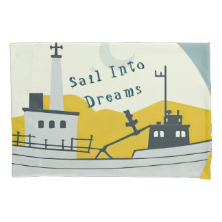 Nordic Moon Boat  Kissenbezug