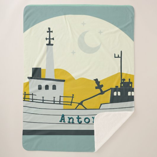 Nordic Moon Boat  Sherpadecke (Vorderseite)