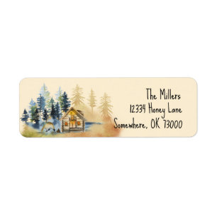 Nordic/Mountain Address Labels Personalisiert
