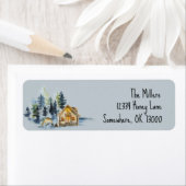 Nordic/Mountain Address Labels Personalisiert (Insitu)