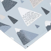 Nordic Mountain Peaks Table Runner Kurzer Tischläufer (Ecke)