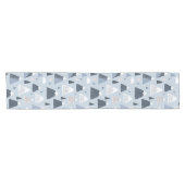 Nordic Mountain Peaks Table Runner Kurzer Tischläufer (Horizontal)