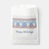 Nordic Mountain Scene Individuell gestaltbarer Url Geschenktütchen (Vorderseite)