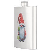 Nordic Nisse Gnome Gonk hält ein Glas Limon Flachmann (Links)