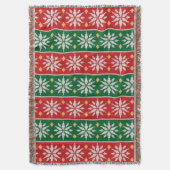 Nordic Noel Knit Decke (Vorderseite Vertikal)