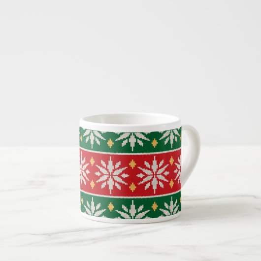 Nordic Noel Knit Espressotasse (Vorderseite Rechts)