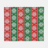 Nordic Noel Knit Fleecedecke (Vorderseite (Horizontal))