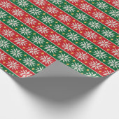 Nordic Noel Knit Geschenkpapier (Ecke)