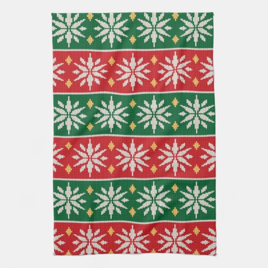 Nordic Noel Knit Geschirrtuch (Vertikal)