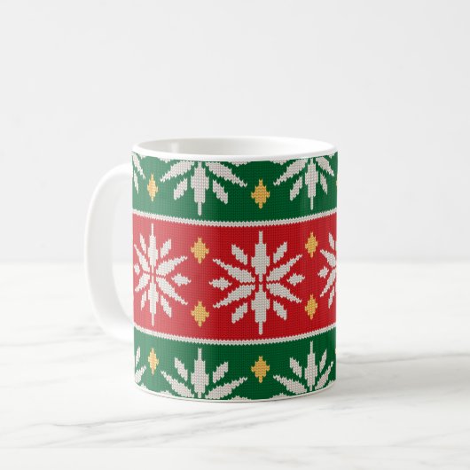 Nordic Noel Knit Kaffeetasse (Vorderseite Links)