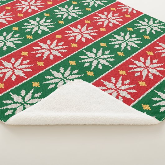 Nordic Noel Knit Sherpadecke (3/4)