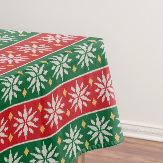 Nordic Noel Knit Tischdecke (Beispiel)