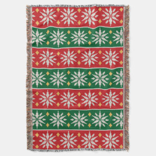 Nordic Noel Strickmuster Decke