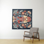 Nordic Nutcracker Tapestry Wandteppich (Beispiel (Horizontal))