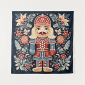 Nordic Nutcracker Tapestry Wandteppich (Vorderseite)