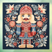 Nordic Nutcracker Window Clying Fensteraufkleber (Blatt 3)