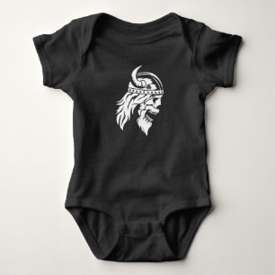 Nordic Odin God valhalla Viking Norse Mythologie Baby Strampler