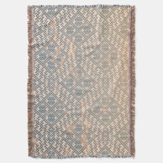 Nordic pastellfarben traditionelles Muster Decke (Vorderseite Vertikal)