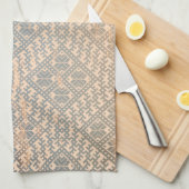 Nordic pastellfarben traditionelles Muster Geschirrtuch (Viertel Falte)