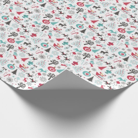 Nordic Pattern Geschenkpapier (Ecke)