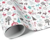 Nordic Pattern Geschenkpapier (Rolleneckpunkt)