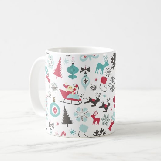 Nordic Pattern Kaffeetasse (Vorderseite Links)