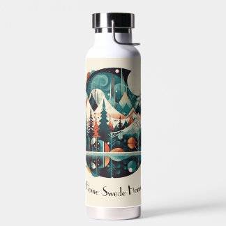 Nordic Pines & Peaks, individuell Trinkflasche