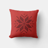 Nordic Pixel Snowflake Weihnachtsakzent