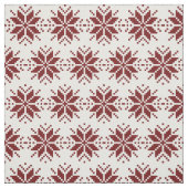 Nordic Pixel Snowflake Weihnachtsmuster Stoff (Muster)