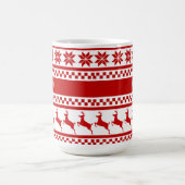 Nordic Print Rentier Personalisiert Kaffeetasse (Mittel)