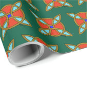 Nordic Protection from Witchcraft or Witch's Knot Geschenkpapier (Rolleneckpunkt)