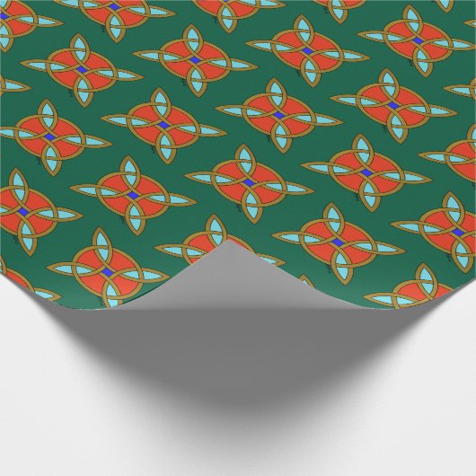 Nordic Protection from Witchcraft or Witch's Knot Geschenkpapier (Ecke)