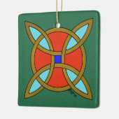 Nordic Protection from Witchcraft or Witch's Knot Keramikornament (Links)