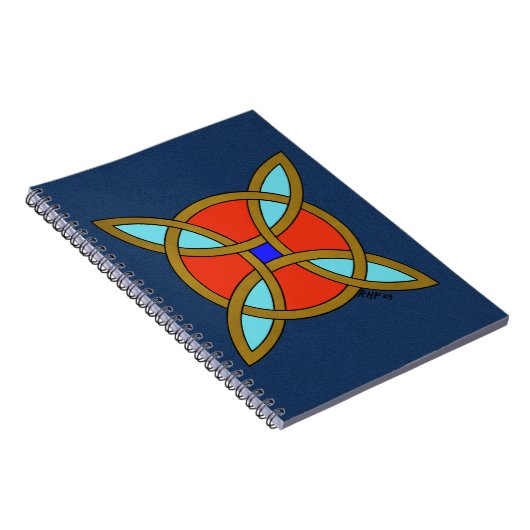 Nordic Protection from Witchcraft or Witch's Knot Notizblock (Rechte Seite)