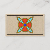 Nordic Protection from Witchcraft or Witch's Knot Visitenkarte (Rückseite)