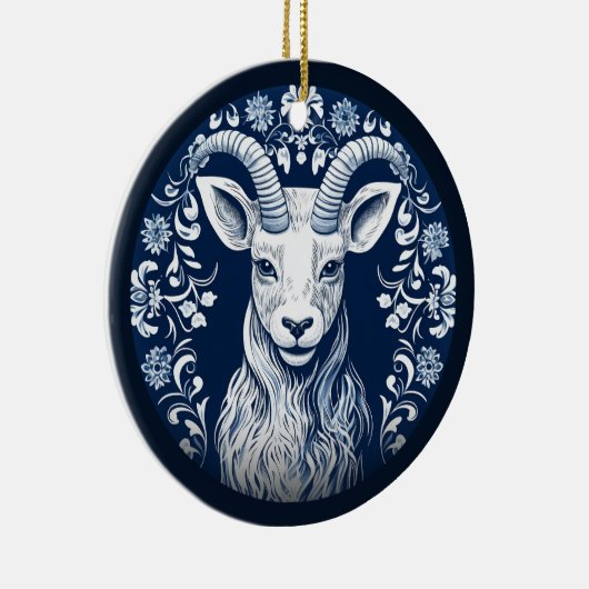 Nordic Ram Ornament (Rechts)