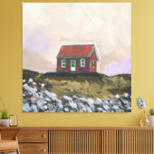 Nordic Red House Leinwanddruck (Insitu (Wohnzimmer))