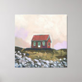 Nordic Red House Leinwanddruck (Vorderseite)