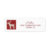 Nordic Reindeer Christmas Personalized  (Vorne)