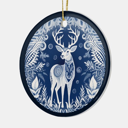 Nordic Rentier Ornament (Links)