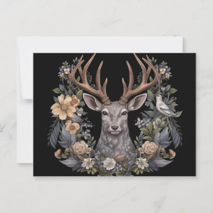 Nordic Retro Pagan Artistic Postcard Postkarte