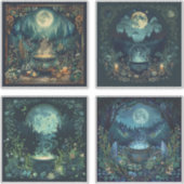 Nordic Samhain Sticker Set - Hexenkessel (Vorderseite)