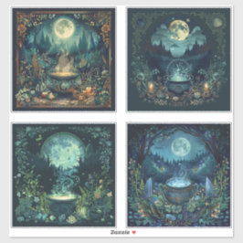 Nordic Samhain Sticker Set - Hexenkessel