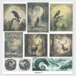 Nordic Samhain Sticker Set - Varied Designs