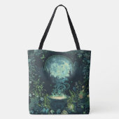 Nordic Samhain Tragetaschen - Hexen Cauldron Desig Tasche (Rückseite)