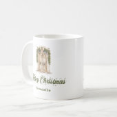 Nordic Scandinavian Christmas Mug Personalized Kaffeetasse (Vorderseite Links)