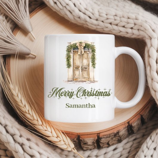 Nordic Scandinavian Christmas Mug Personalized Kaffeetasse